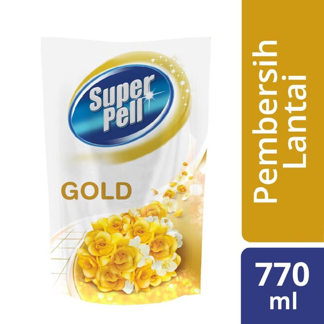 SUPER PELL PEMBERSIH LANTAI GOLD 770ML